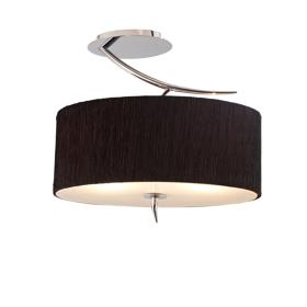 Eve Polished Chrome-Black Ceiling Lights Mantra Contemporary Ceiling Lights Eve Polished Chrome-Black Ceiling Lights Mantra Contemporary Ceiling Lights